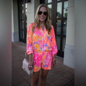 Lilly Pulitzer Long Sleeve Romper